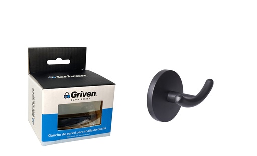 [6-316] TOALLERO DE MANO GRIVEN BLACK 6-316