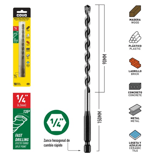 [6-366] MECHA MULTIMATERIAL x 1/4 UNID COVO 6-366