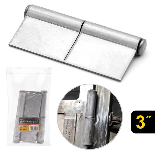[6-376] BISAGRA SOLDAR x 3" PAR SECURITY 6-376