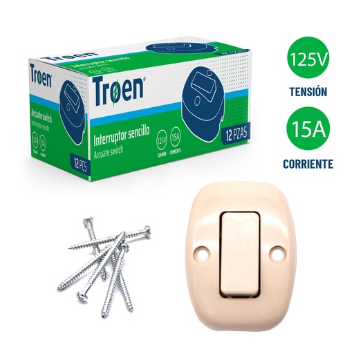 [6-431] INTERRUPTOR SENCILLO TROEN 6-431