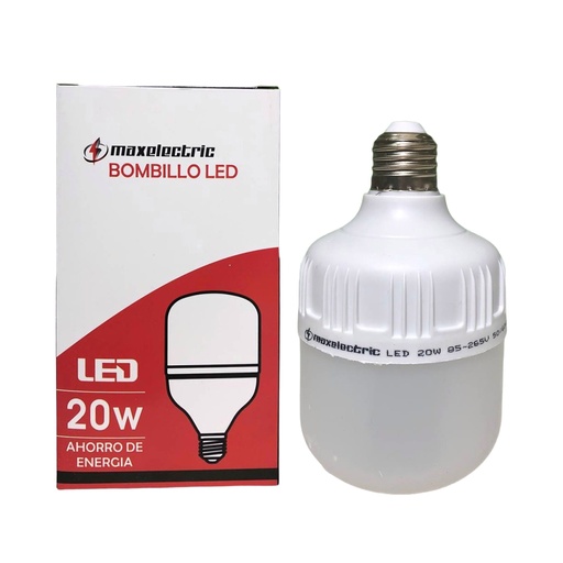 [6-460] BOMBILLO KING HAT LED 20W MAXELECTRIC 6-460