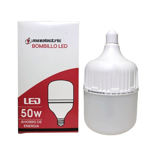 [6-462] BOMBILLO KING HAT LED 50W MAXELECTRIC 6-462