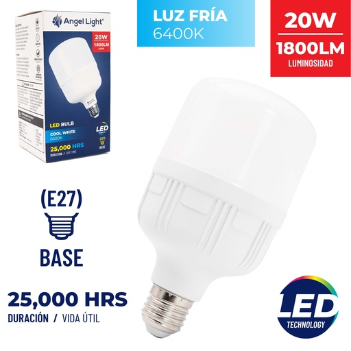 [6-501] BOMBILLO LED 20W ANGEL LIGHT E27 110/220 6-501