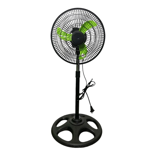 [6-509] VENTILADOR PEDESTAL 10" VERDE POLUX 6-509