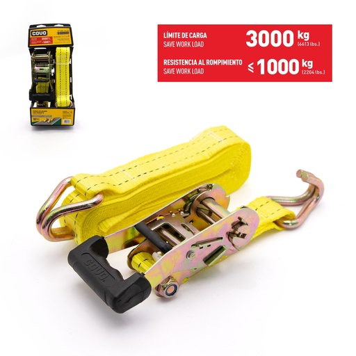 [6-525] CINTA RACHET 1.5" COVO x 6 MTS (3000KG) 6-525