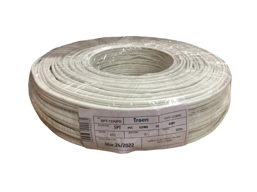 [6-544] CABLE SPT 2X12 100 MTS 100% COBRE TROEN 6-544