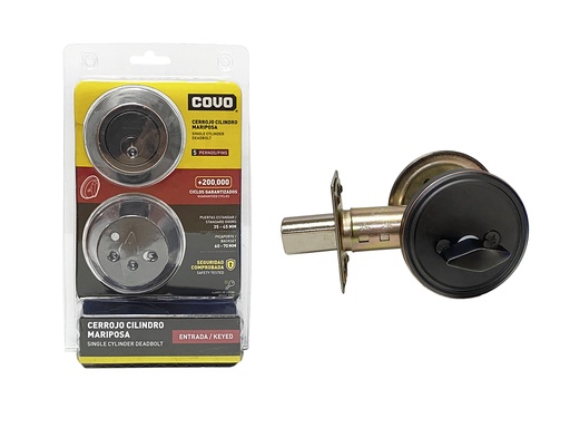 [6-553] CERROJO LLAVE/MARIPOSA NEGRO COVO 6-553