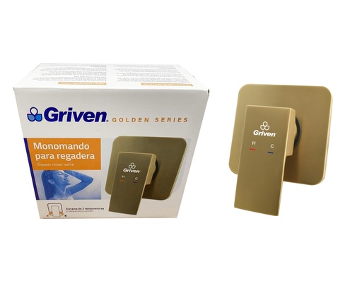 [6-603] LLAVE P/DUCHA MONOMANDO x 1/2 GRIVEN GOLD 6-603