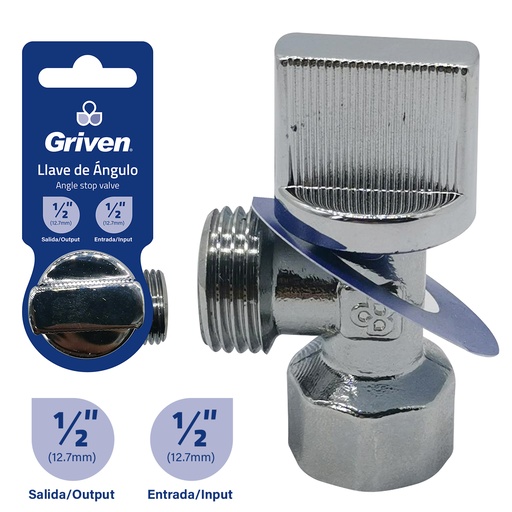 [6-619] LLAVE ARRESTO 1/2" x 1/2" GRIVEN 6-619