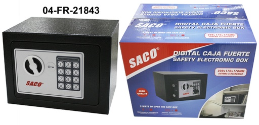 [6-635] CAJA FUERTE 23x17x17CM SACO 6-635