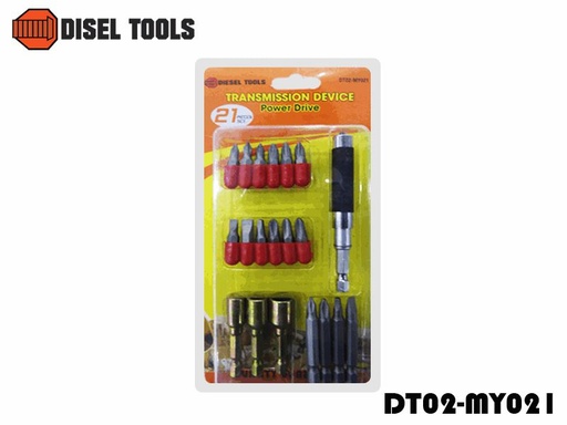 [6-669] JUEGO DE PUNTA x 21 UNID DIESEL TOOL 6-669