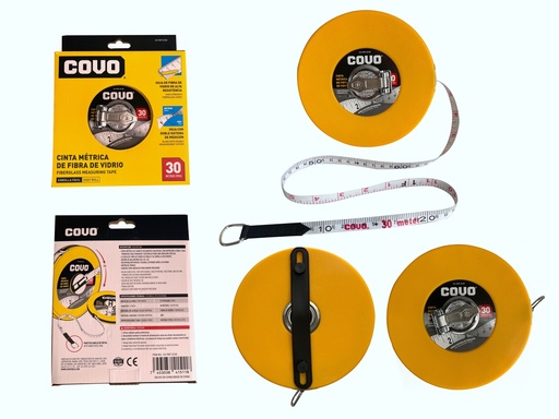 [6-701] METRO FIBRA DE VIDRIO x 30 MTS COVO 6-701