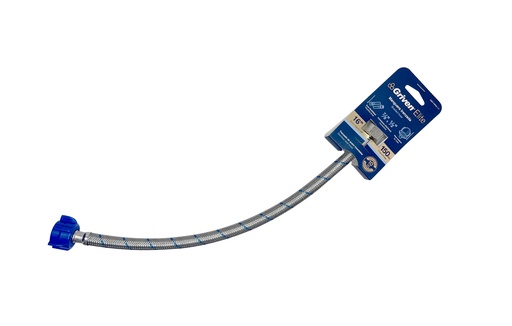 [6-752] CANILLA 1/2" x 7/8" TRENZADA 16" GRIVEN ELITE 6-752