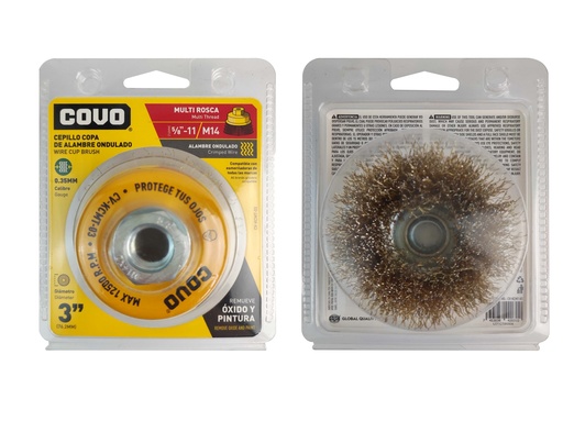 [6-896] CEPILLO CIRC ALAMBRE ONDU 3" MULTIROSCA COVO 6-896