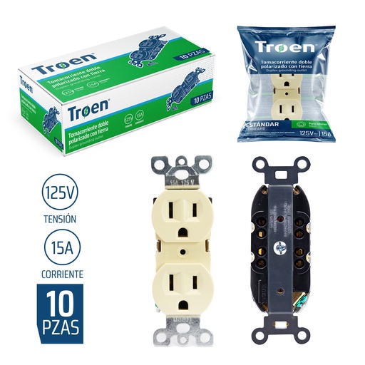 [6-935] TOMA DOBLE 270 BEIGE TROEN 6-935