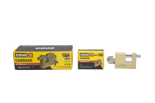 [6-991] CANDADO ANTICIZALLA 60MM COVO 6-991