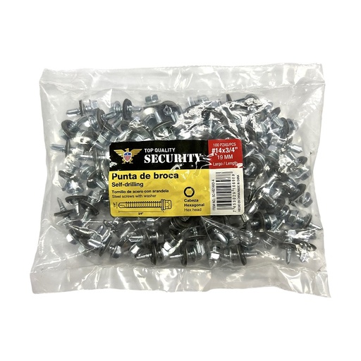 [6-994] TORNILLOS AUTOTALADRANTES 14 x 3/4 SECURITY 6-994