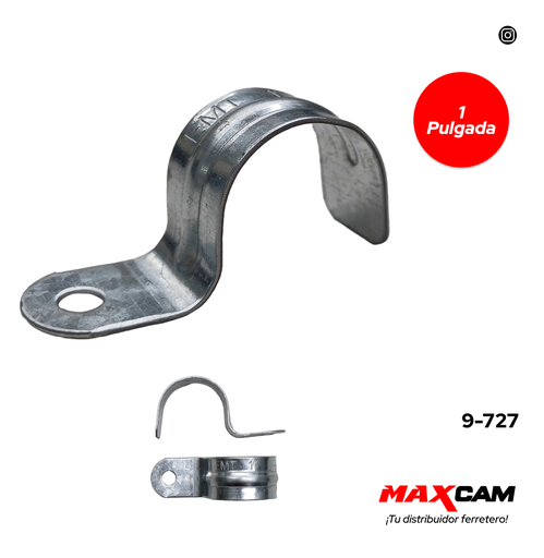 [9-727] ABRAZADERA EMT SENCILLA x 1" X UNID V-TEG 9-727