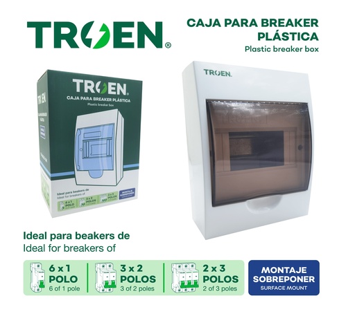 [10-019] CAJA BREAKER SUPERF 6 CIRCUITO T noROEN 10-019
