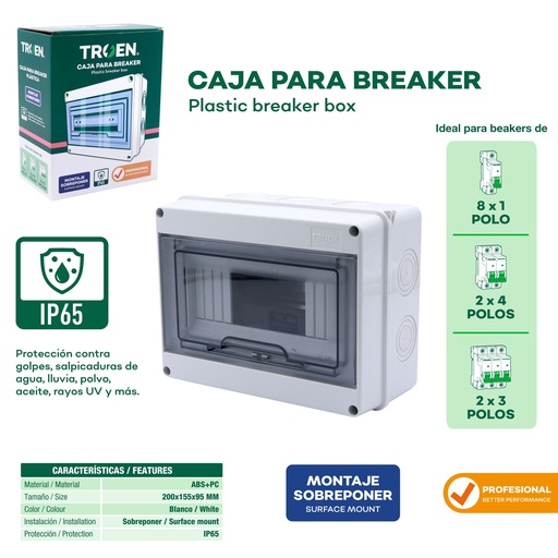 [10-255] CAJA BREAKER SUPERF 8 CIRCUITO TROEN 10-255