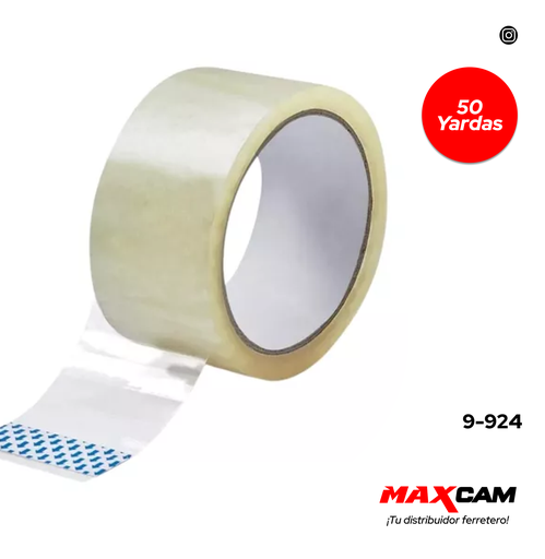 [9-924] CINTA EMBALAR TRANSP x 50 YARDAS POLUX 9-924