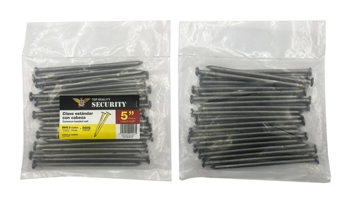 [9-783] CLAVO 5 x 5 x 500GR SECURITY 9-783