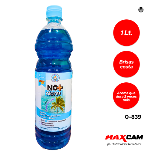 [0-839] DESINFECTANTE NO + OLORES BRISAS COSTA 1 L DISORCA 0-839