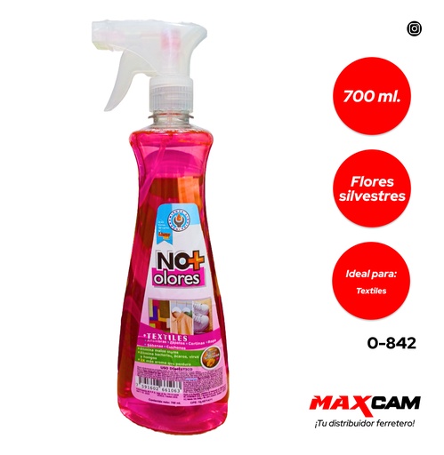 [0-842] DESINFECTANTE NO + OLORES TEXTILES 700 ML DISORCA 0-842