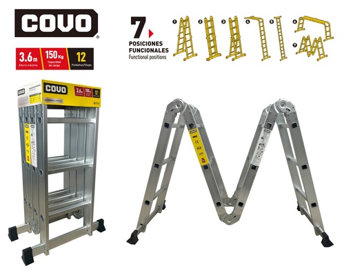 [10-239] ESCALERA MULTIFUNCIONAL 12 TRAMOS 10-239
