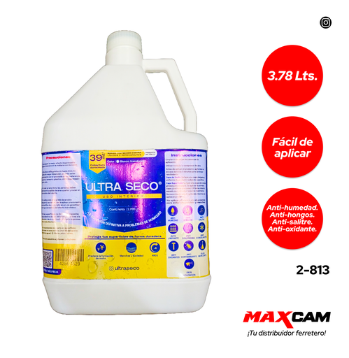 [2-813] IMPERMEABILIZANTE INTERIOR GALON ULTRA SECO 2-813