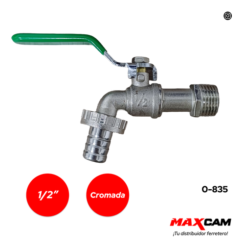 [0-835] LLAVE MANGUERA PASO RAPIDO CROMADA JAPPY 0-835