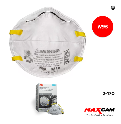 [2-170] MASCARILLA N95 8210 3M 2-170