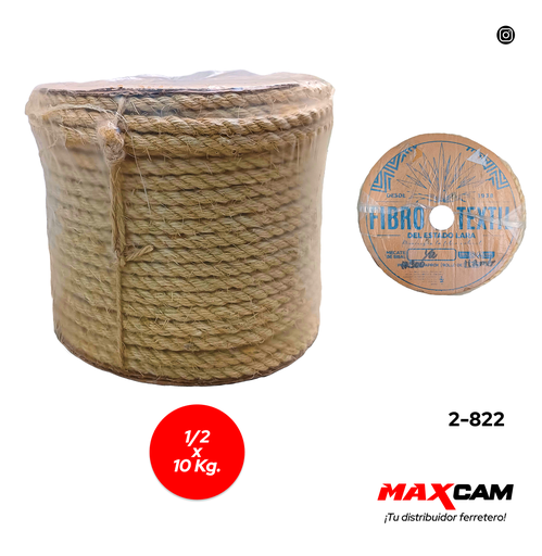 [2-822] MECATE SISAL 1/2 x 10 KG FIBRO TEXTIL 2-822