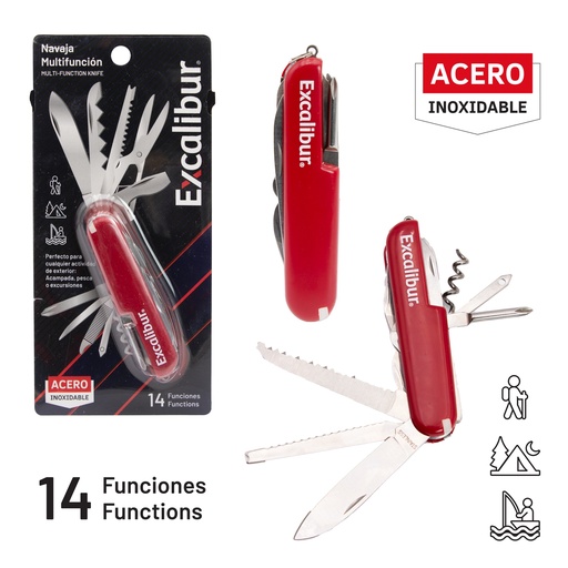 [10-173] NAVAJA MULTIUSO EXCALIBUR 10-173