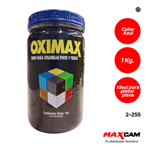 [2-255] OXIDO P/PISO AZUL 1 KG OXIMAX 2-255