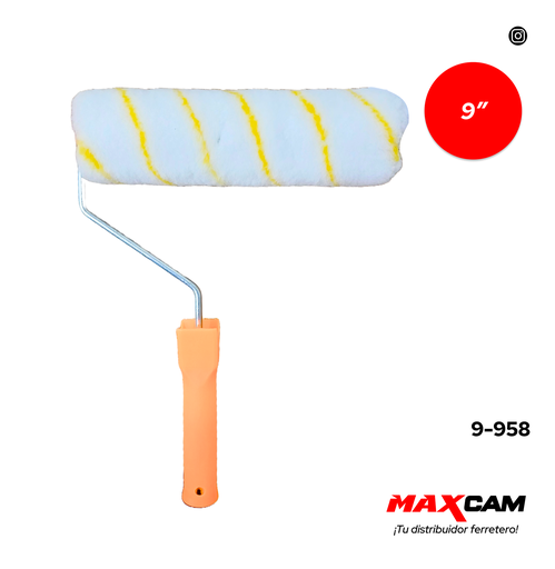 [9-958] RODILLO CON FUNDA 9" MAXI TOOLS 9-958
