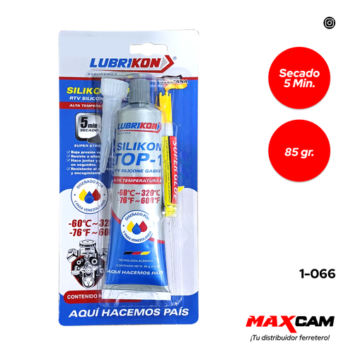 [1-066] SILICON GRIS RTV 85G LUBRIKON 1-066