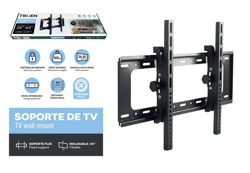 [10-045] SOPORTE PARA TV FIJO 26-65" TROEN 10-045