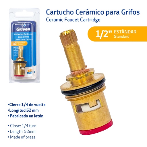 [10-233] VASTAGO 52MM GRIVEN 10-233