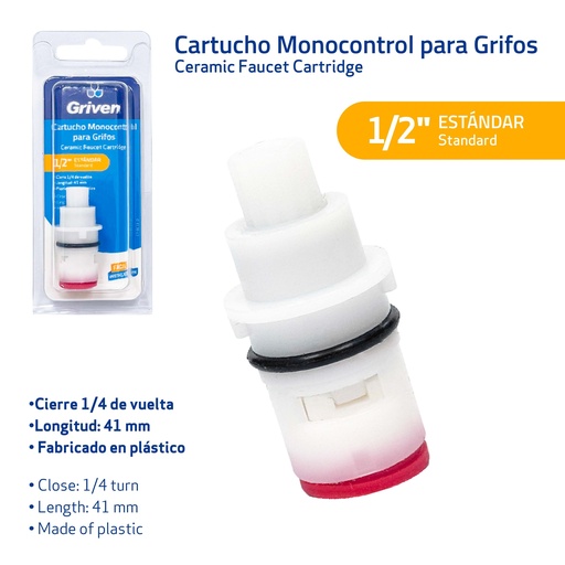 [10-223] VASTAGO MONOMANDO 41MM GRIVEN 10-223