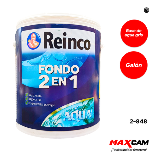 [2-848] FONDO AQUA GRIS 2 EN 1 SANTIN x GALON REINCO 2-848