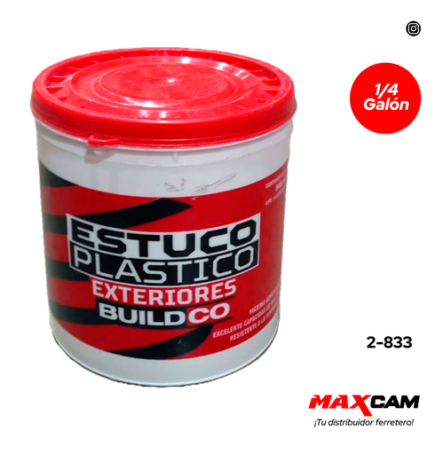 [2-833] PASTA PROF O ESTUCO x 1/4 BUILDCO 2-833