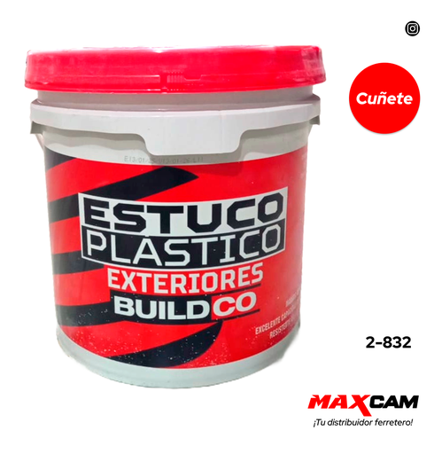 [2-832] PASTA PROF O ESTUCO x CUÑETE 4 GL BUILDCO 2-832